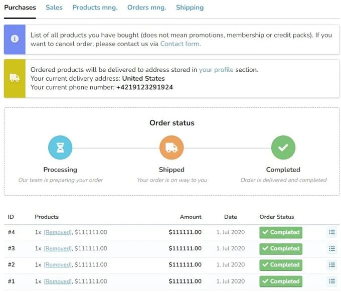 Ecommerce - Osclass Pay